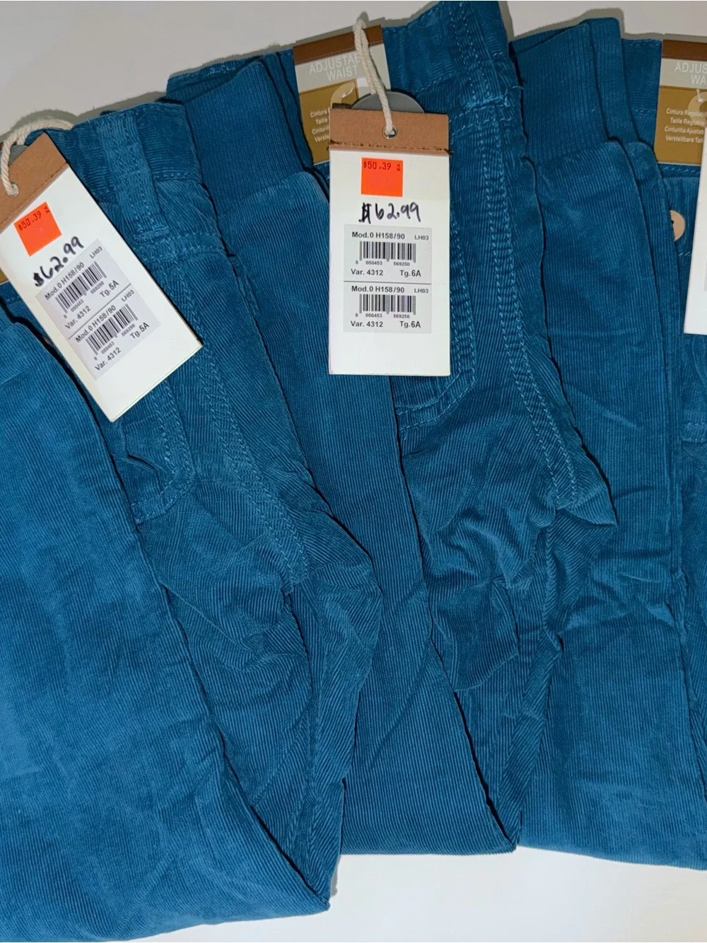 NWT Kids Teal Corduroy Pants | CHOOSE SIZE 5A 6A 7A | $62